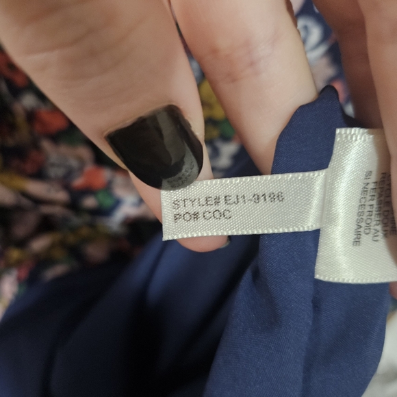 Eliza J Floral V-Neck Midi Dress Size 4 - Picture 10 of 12